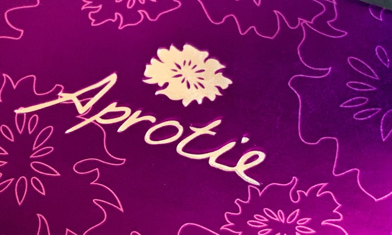 Aprotie, packaging