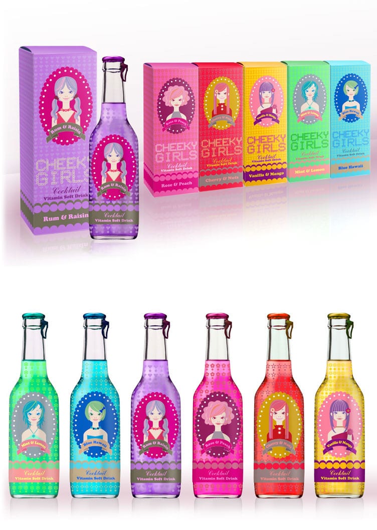 Cheeky girls, packaging