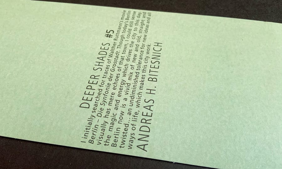 Berlin — Andreas Bitesnich, livre photo
