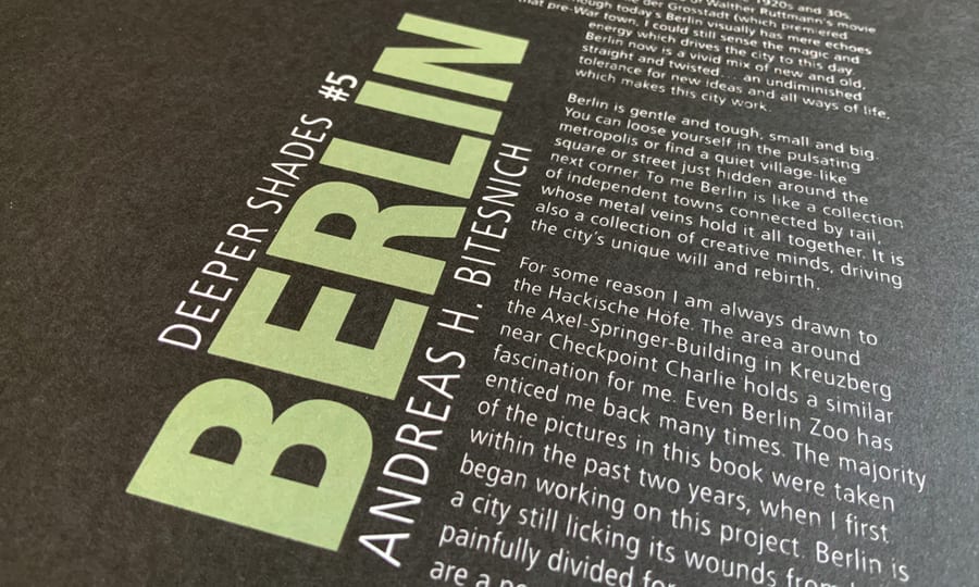 Berlin — Andreas Bitesnich, livre photo