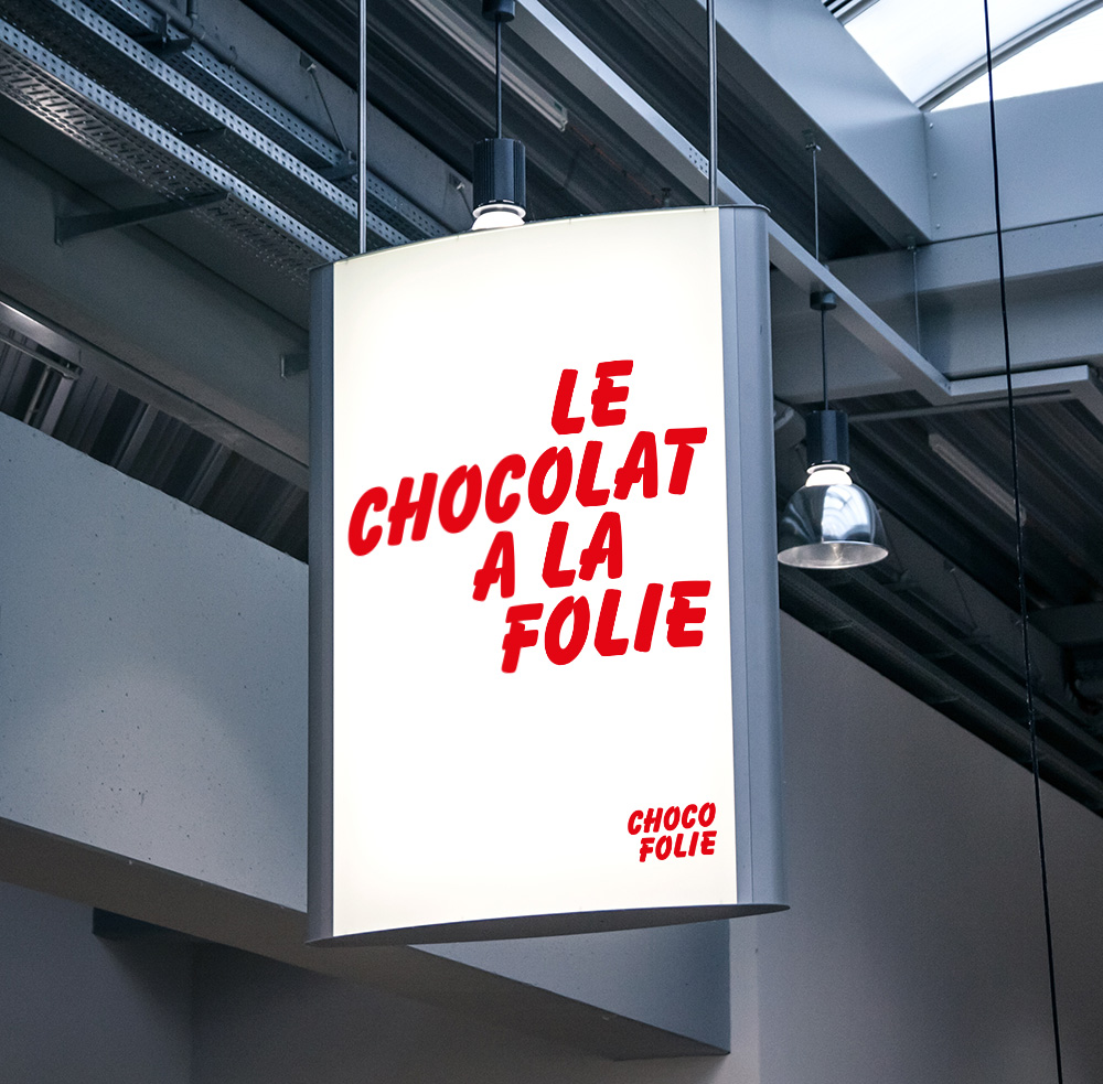 Le chocolat à la folie, affiche