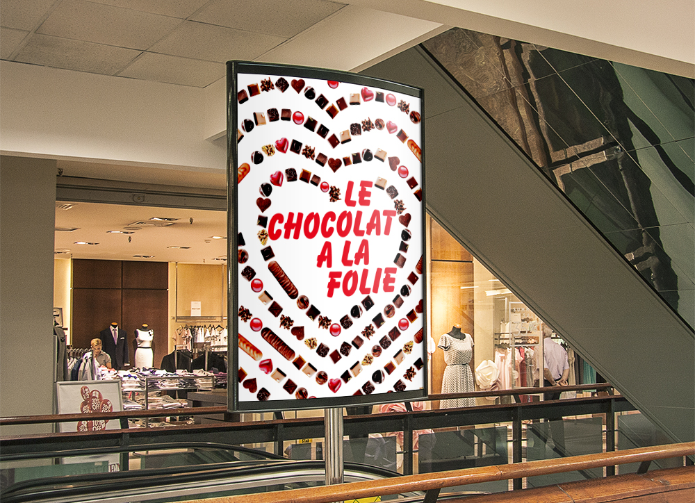 Le chocolat à la folie, affiche