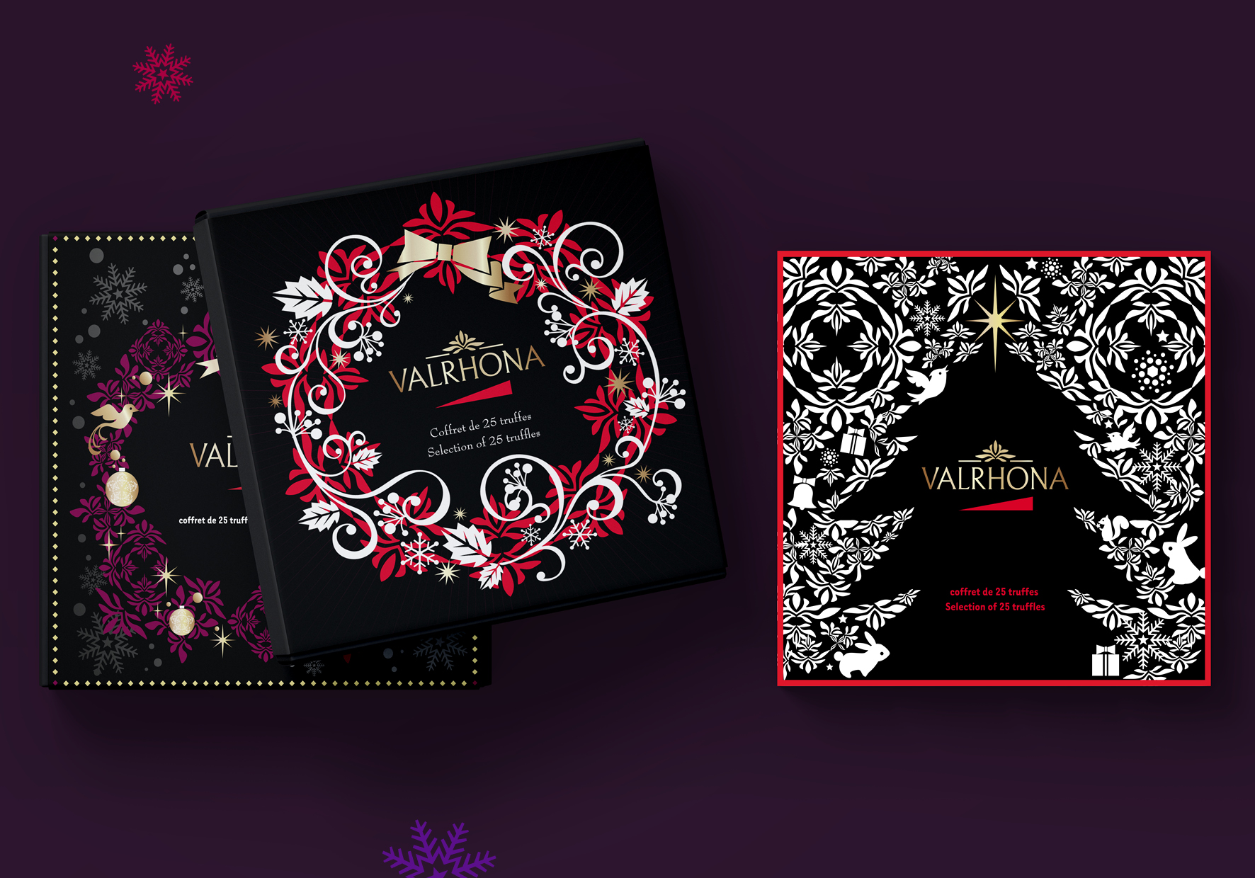 packaging chocolat noel